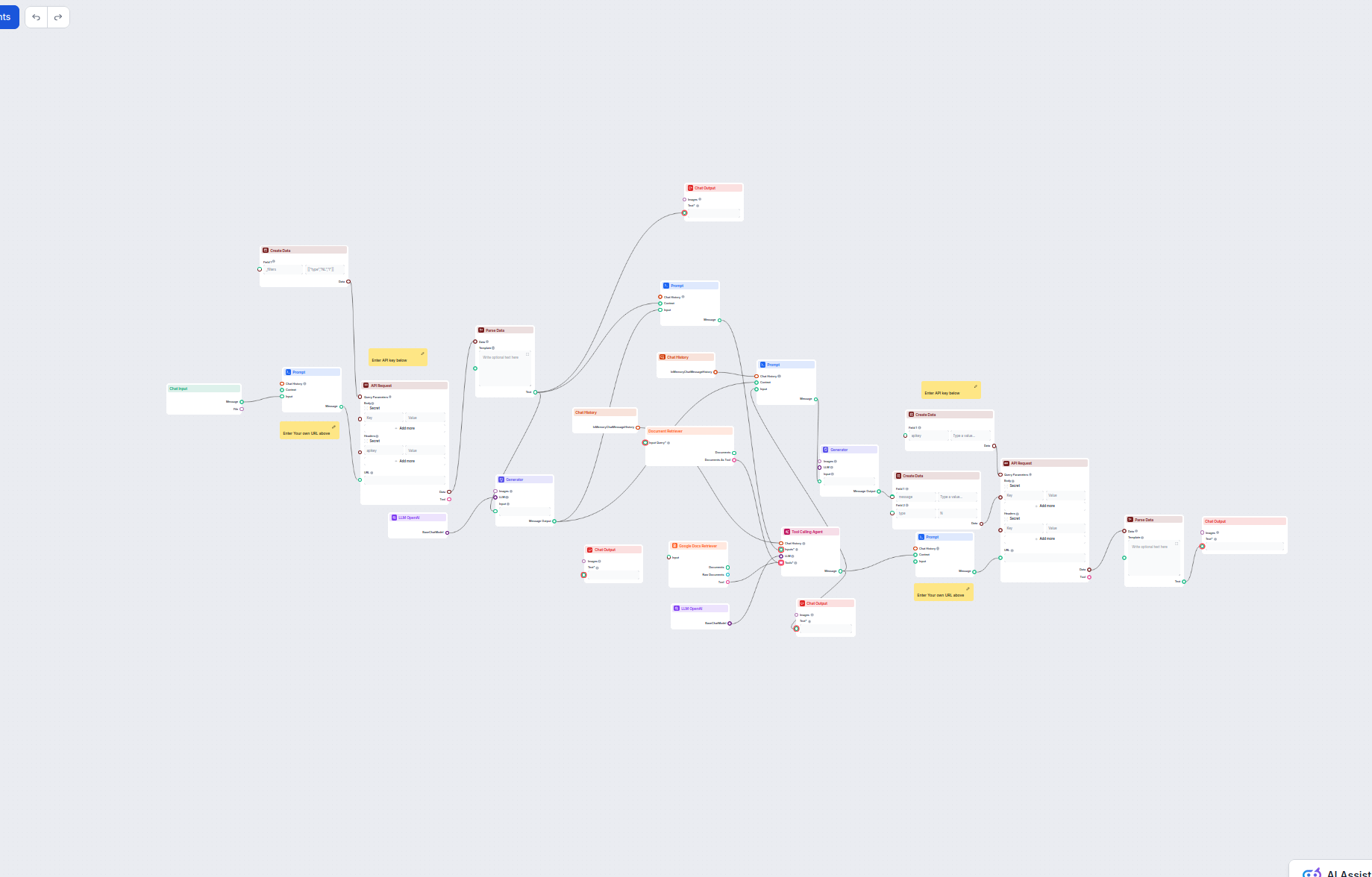 지식 베이스 및 API 확장 기능이 탑재된 AI 고객 지원 에이전트