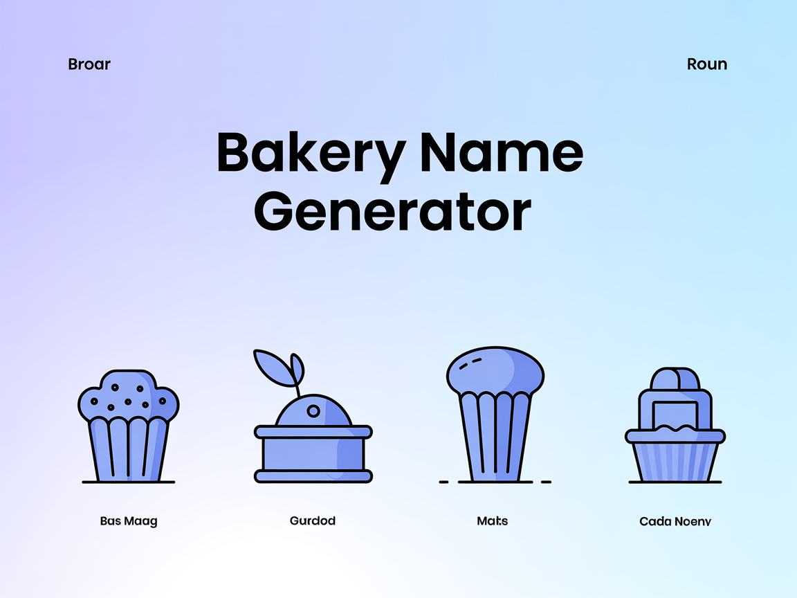 Bakery Name Generator with AI
