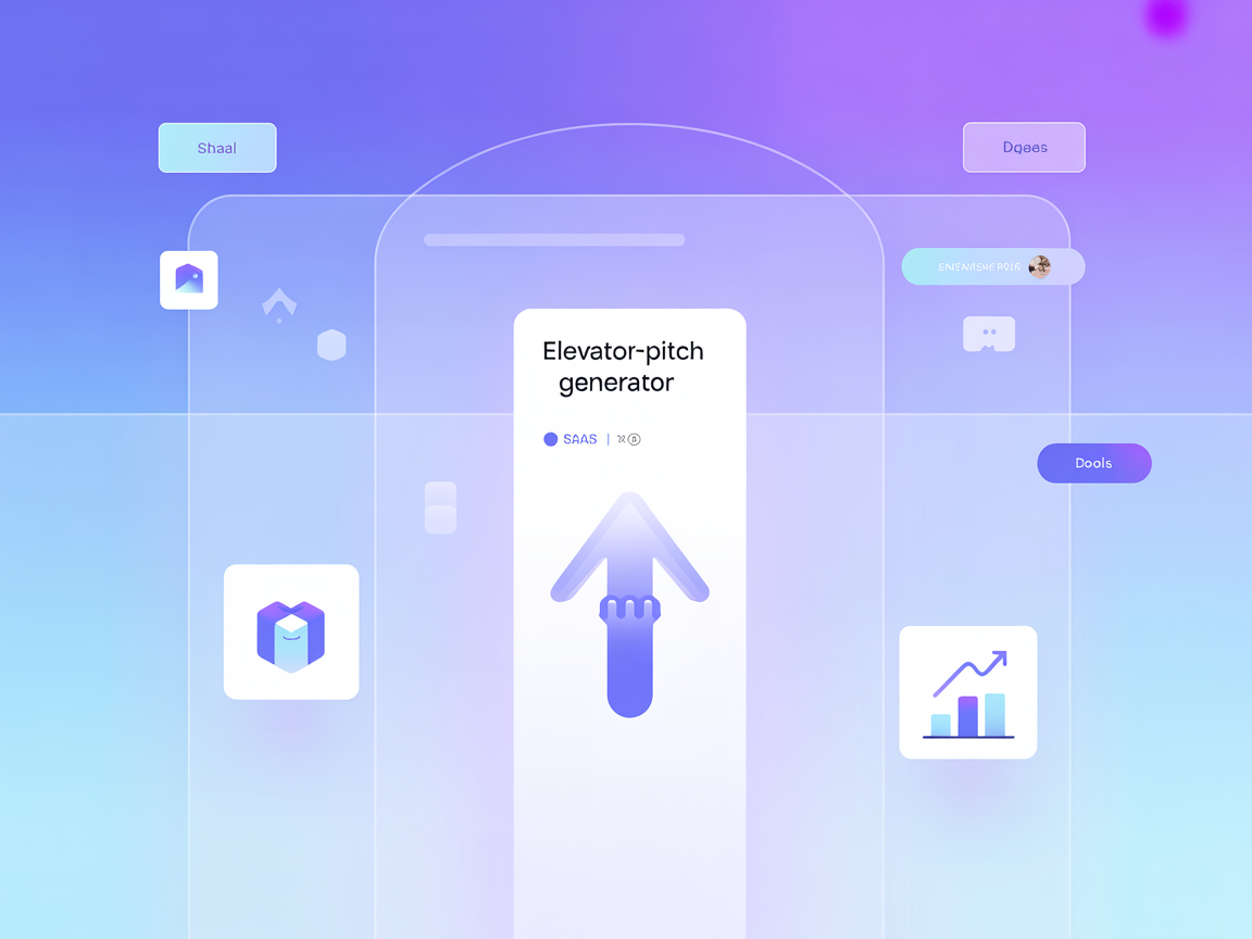 Generatore di Elevator Pitch con IA