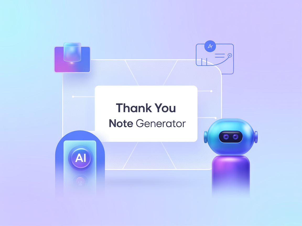 AI Thank You Note Generator