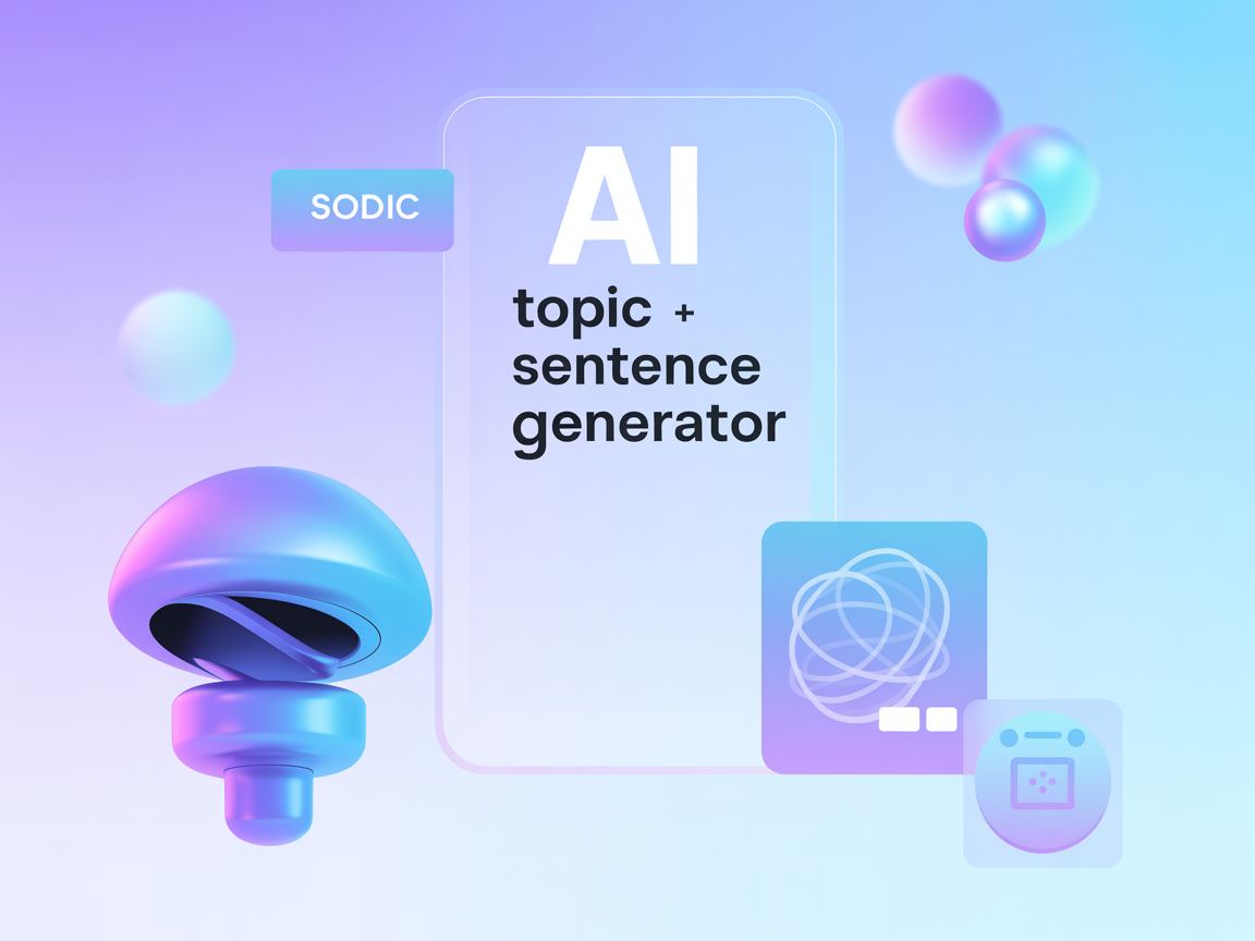 Generator zdań wprowadzających z AI