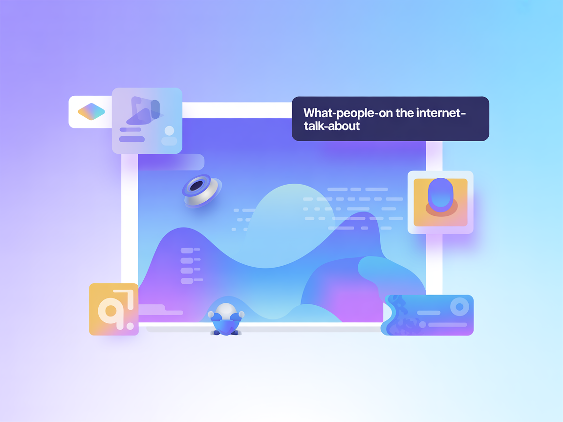 Waar mensen op internet over praten