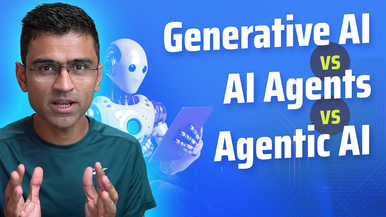 Generative AI vs AI Agents vs Agentic AI: Understanding the Evolution of Intelligent Systems