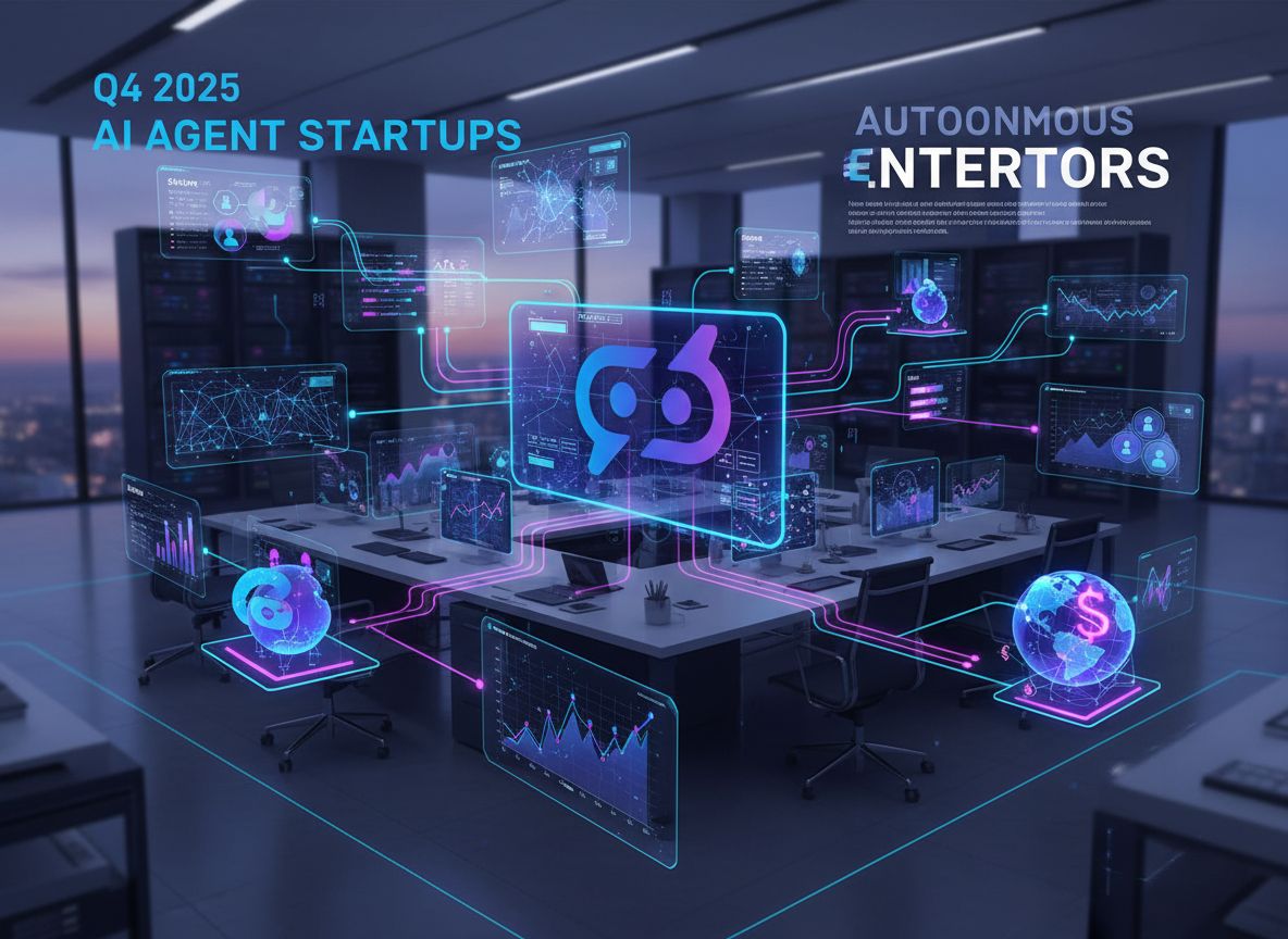 Aufstrebende KI-Agenten-Startups und Disruptoren im Q4 2025: Die Agenten-Ära beginnt