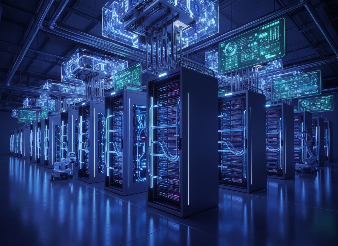 Ce se află într-un centru de date AI? Infrastructura care alimentează inteligența artificială