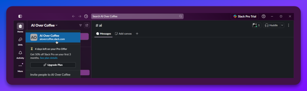 Authorize Slack Access