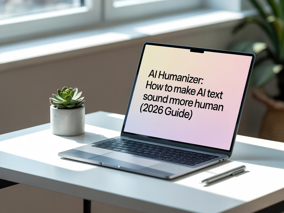 AI Humanizer: How to Make AI Text Sound More Human (2026 Guide)