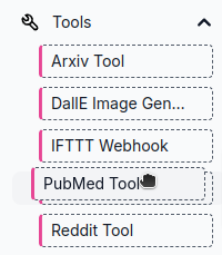 Adding PubMed Tool to Flow