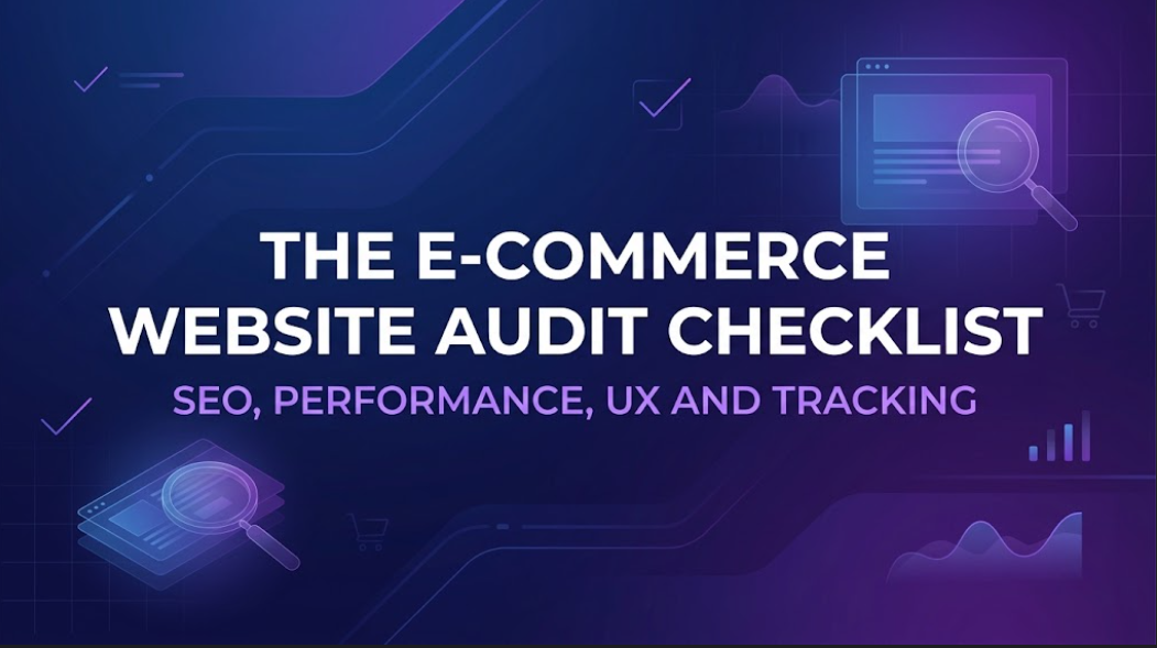 The E-commerce Website Audit Checklist: SEO, Performance, UX and Tracking