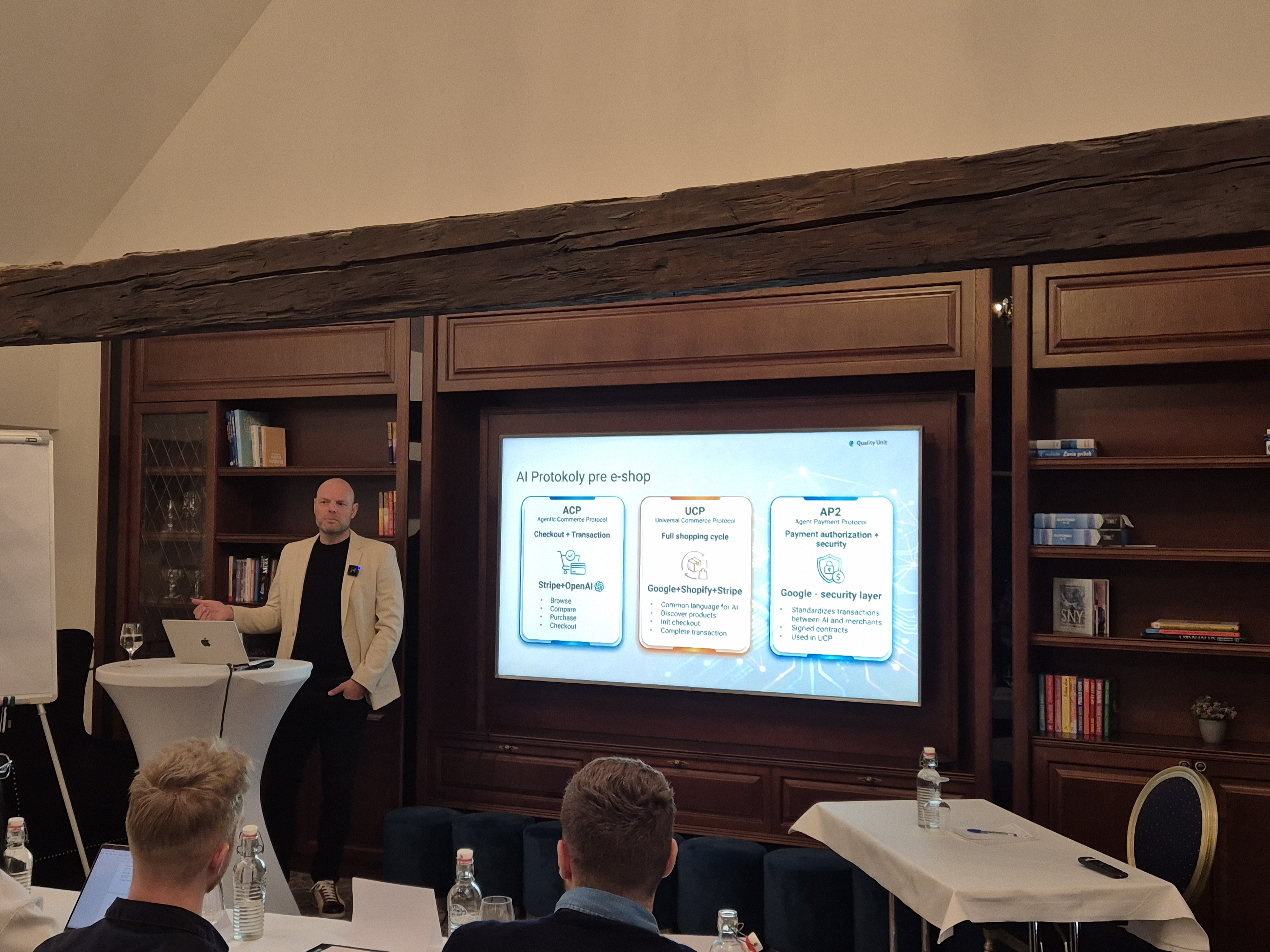 Viktor Zeman at the E-commerce Mastermind conference