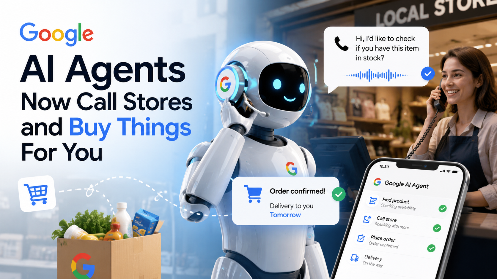 Google's AI Agents Now Call Stores and Buy Things For You