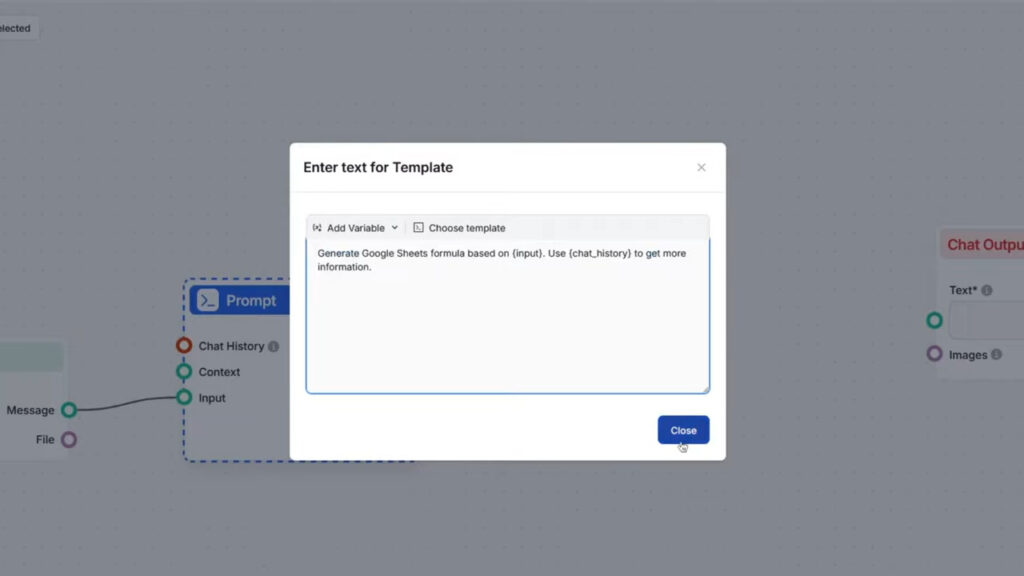 Google Sheet Formula Generator prompt