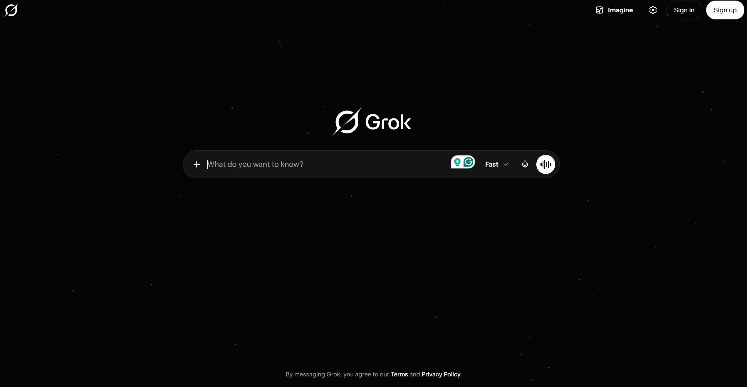 Grok AI video generation screenshot