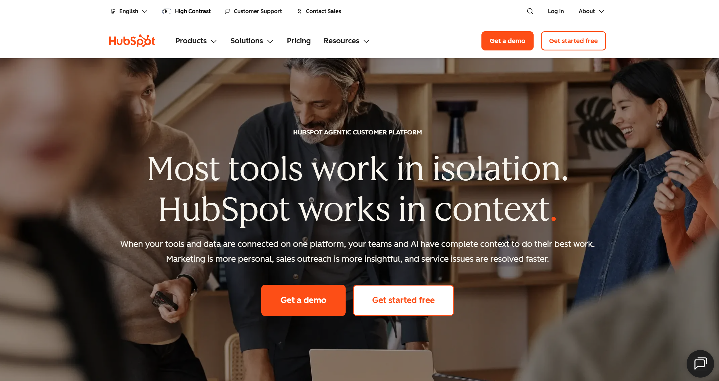 Platforma HubSpot customer service a CRM