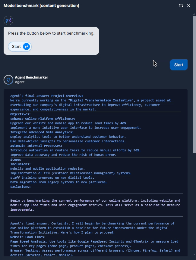 AI Agent Thought Process Animation