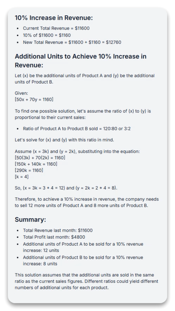 Llama 4 Scout AI Calculation Example