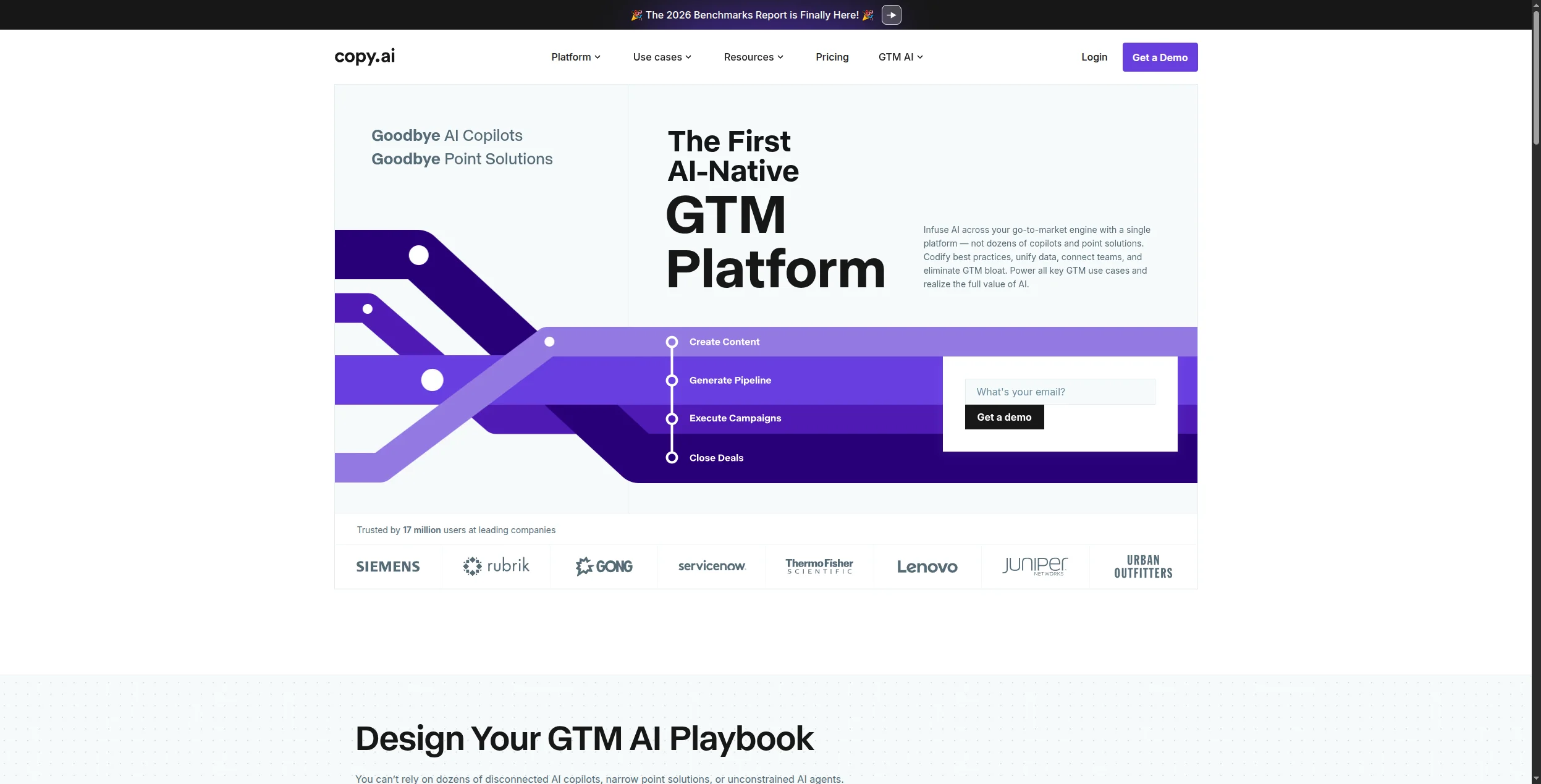 Copy.ai go-to-market platform