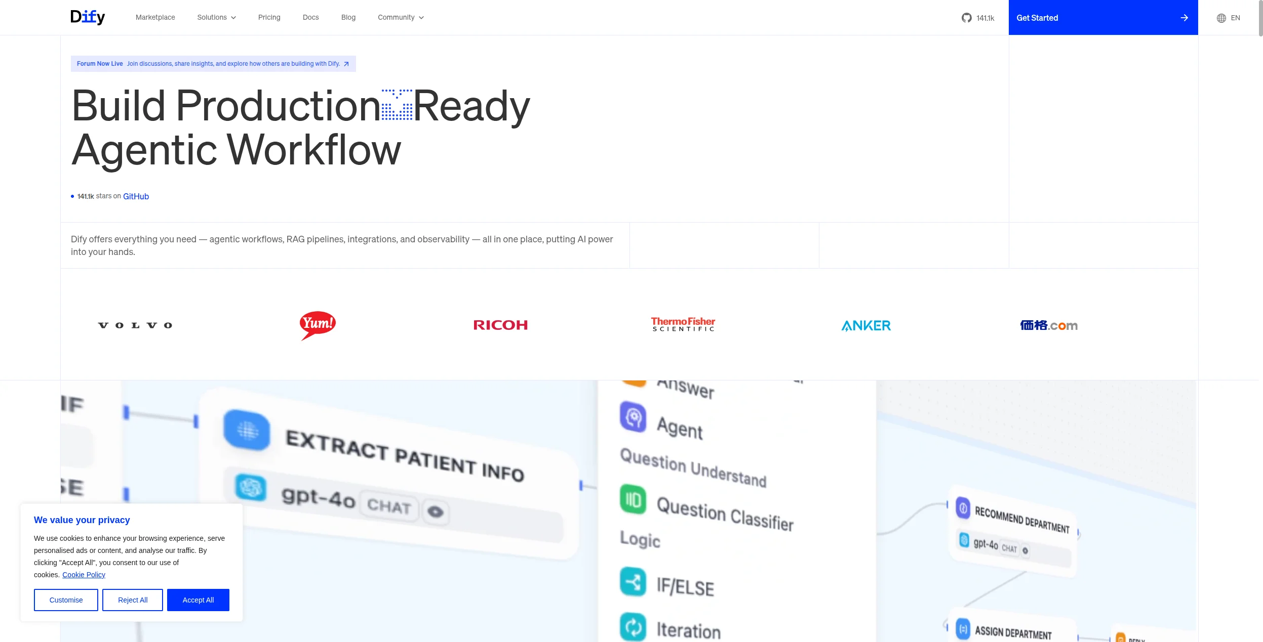 Dify AI platform