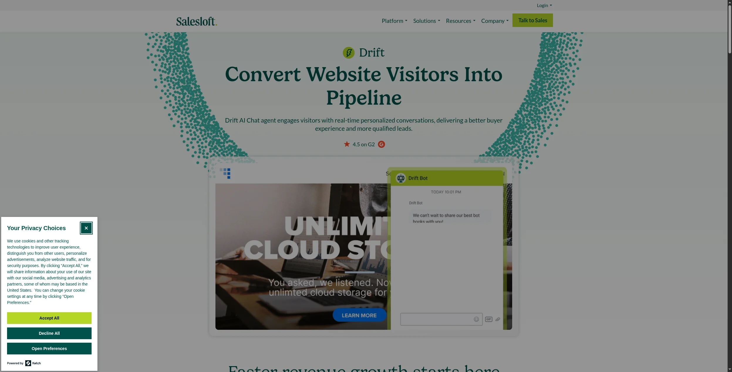Drift (Salesloft) platformu