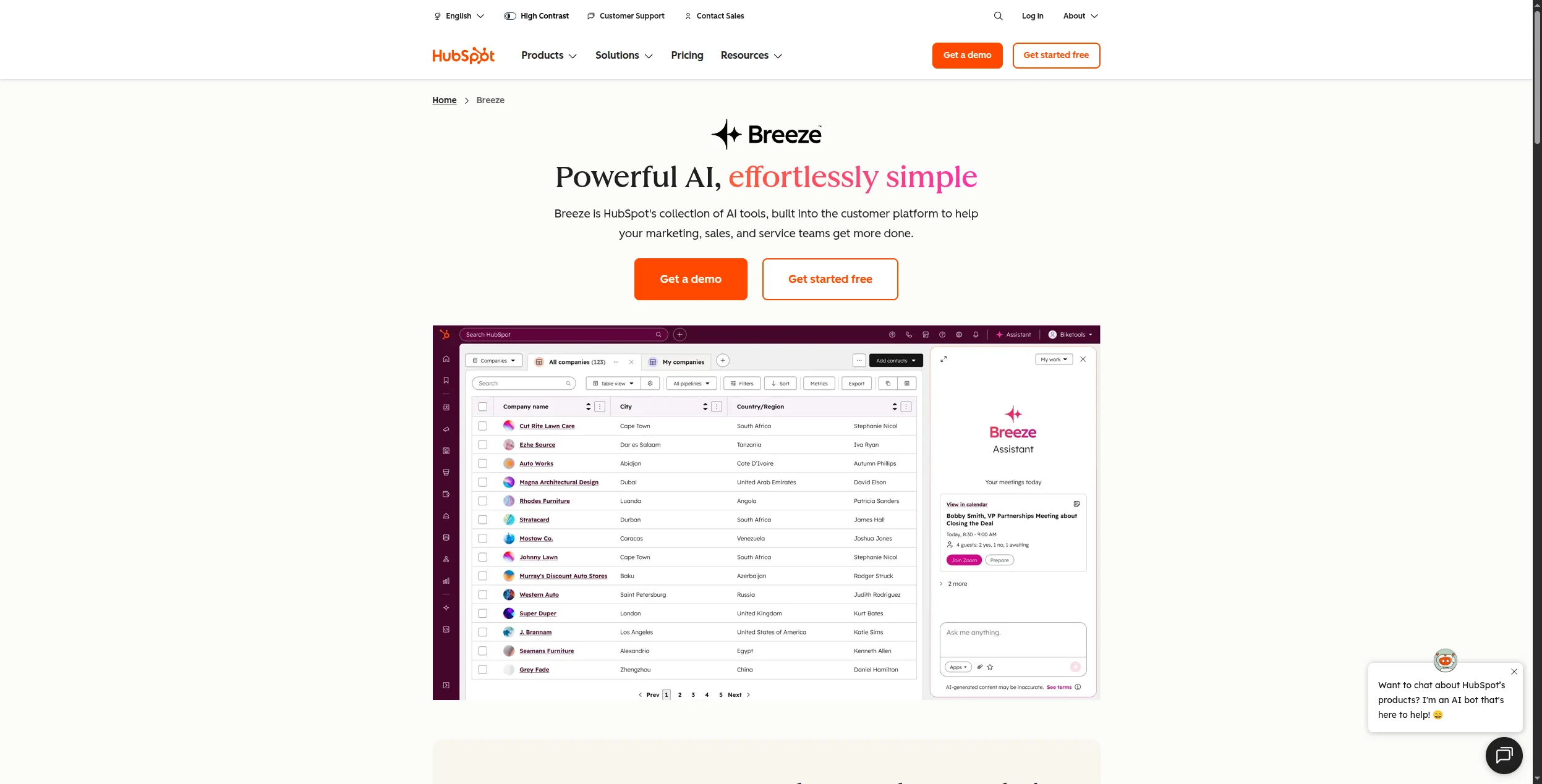 HubSpot Breeze AI