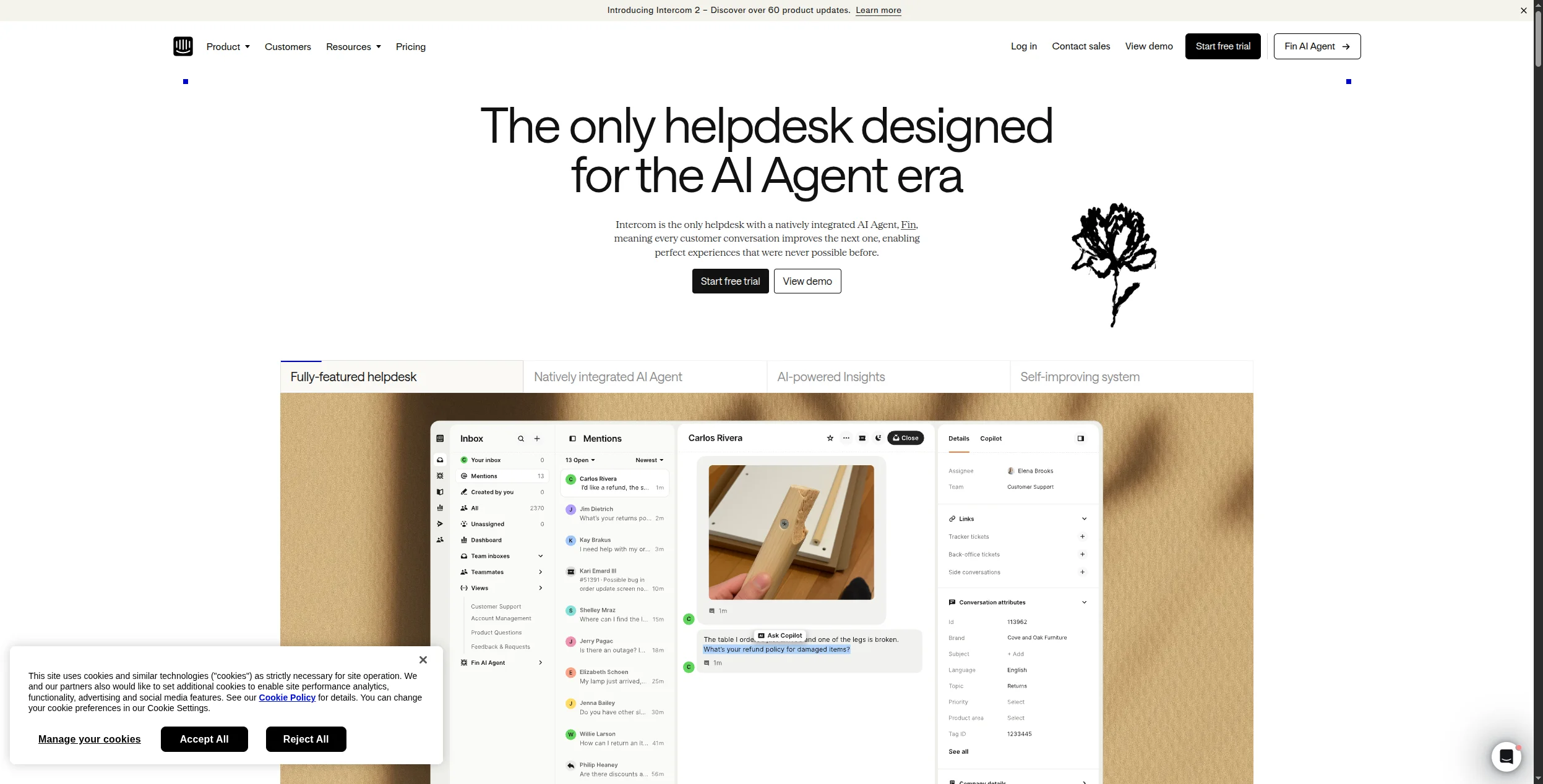 Intercom platformu