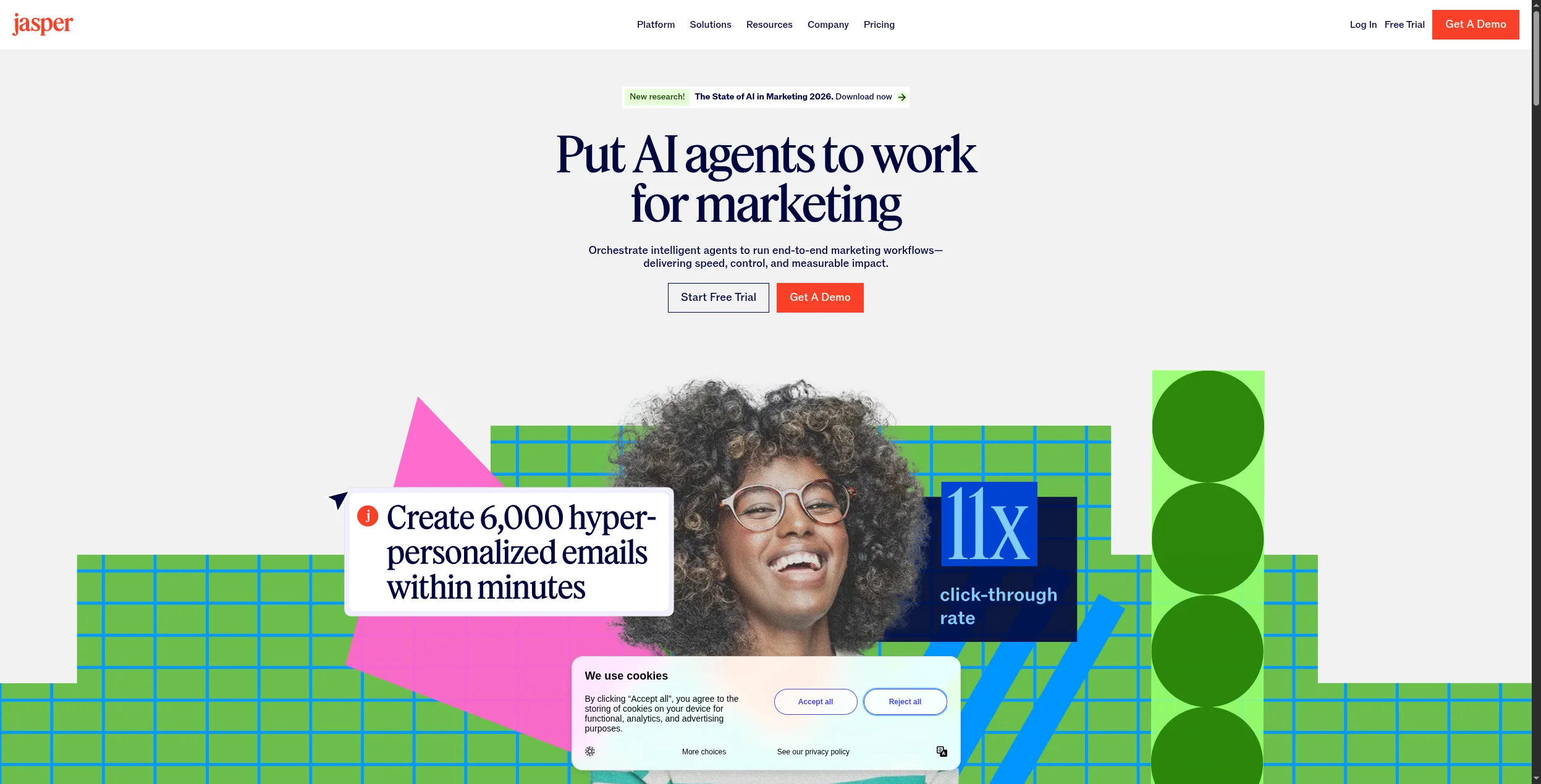 Jasper AI content platform