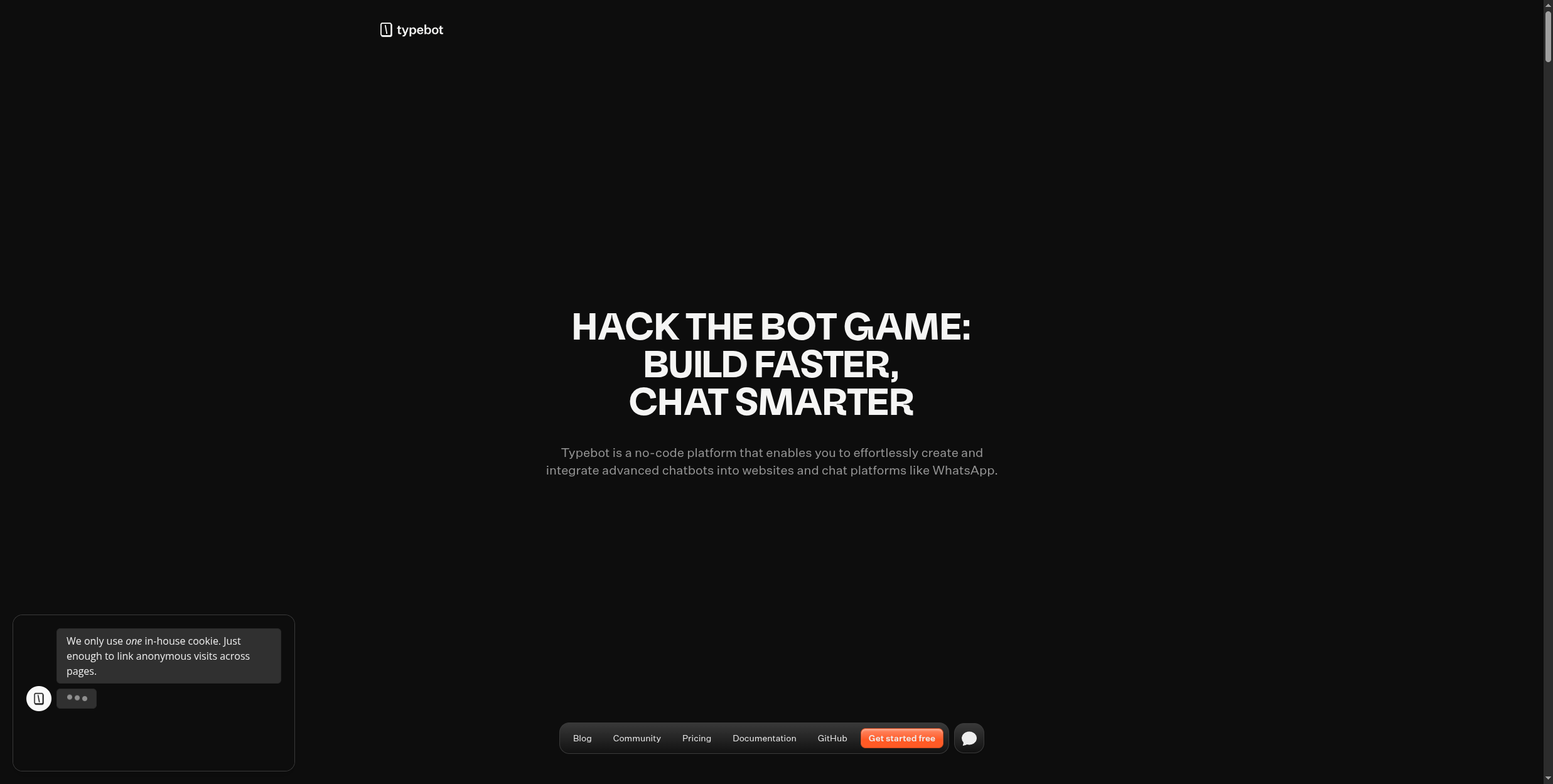 Typebot open-source chatbot builder
