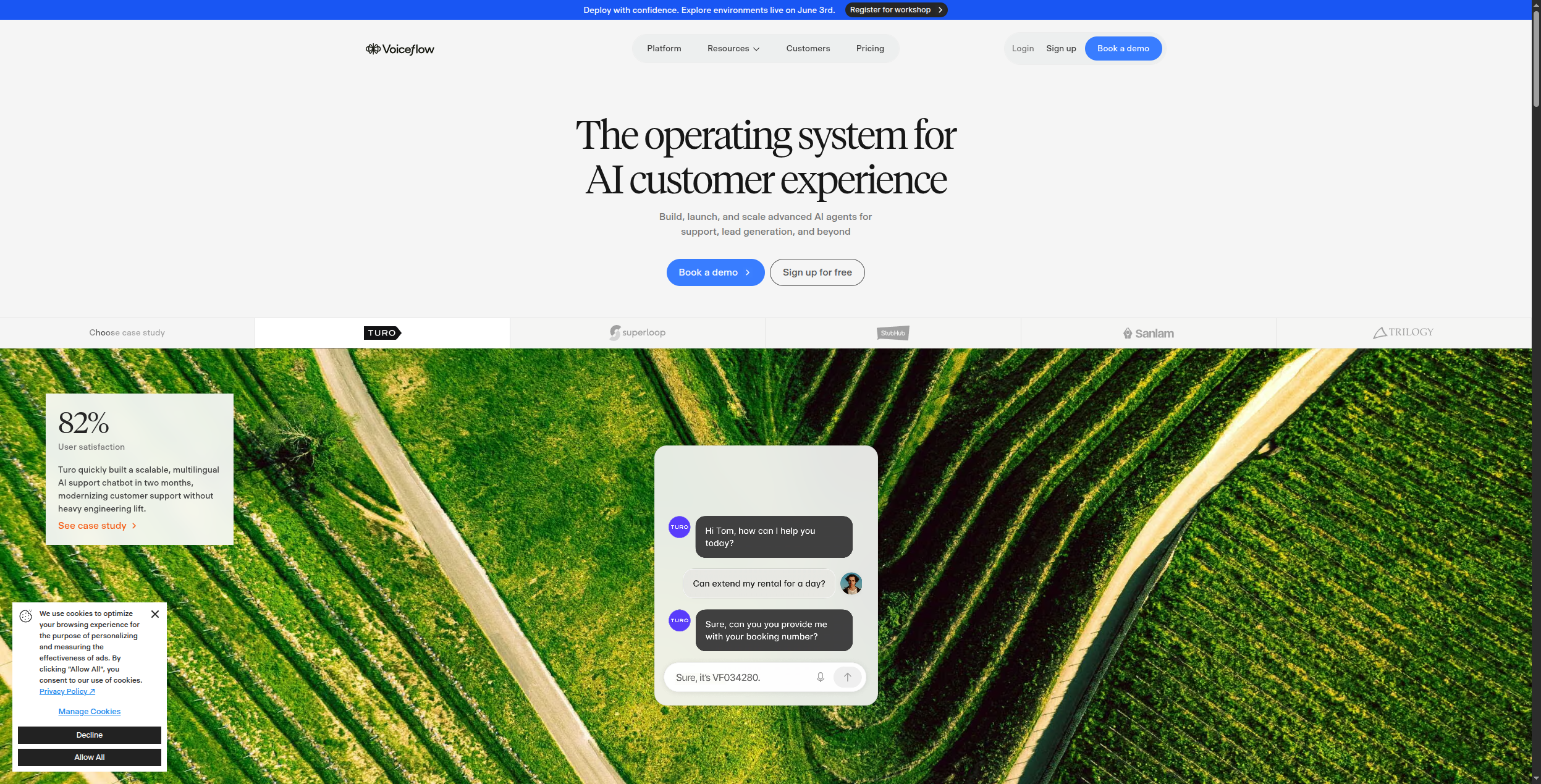 Voiceflow conversation design platform