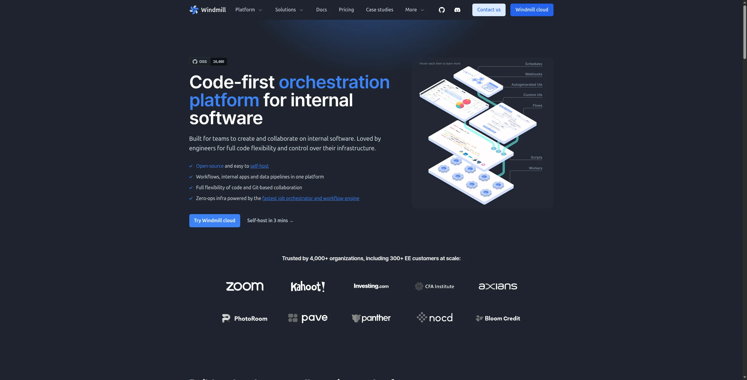 Windmill developer automation platform
