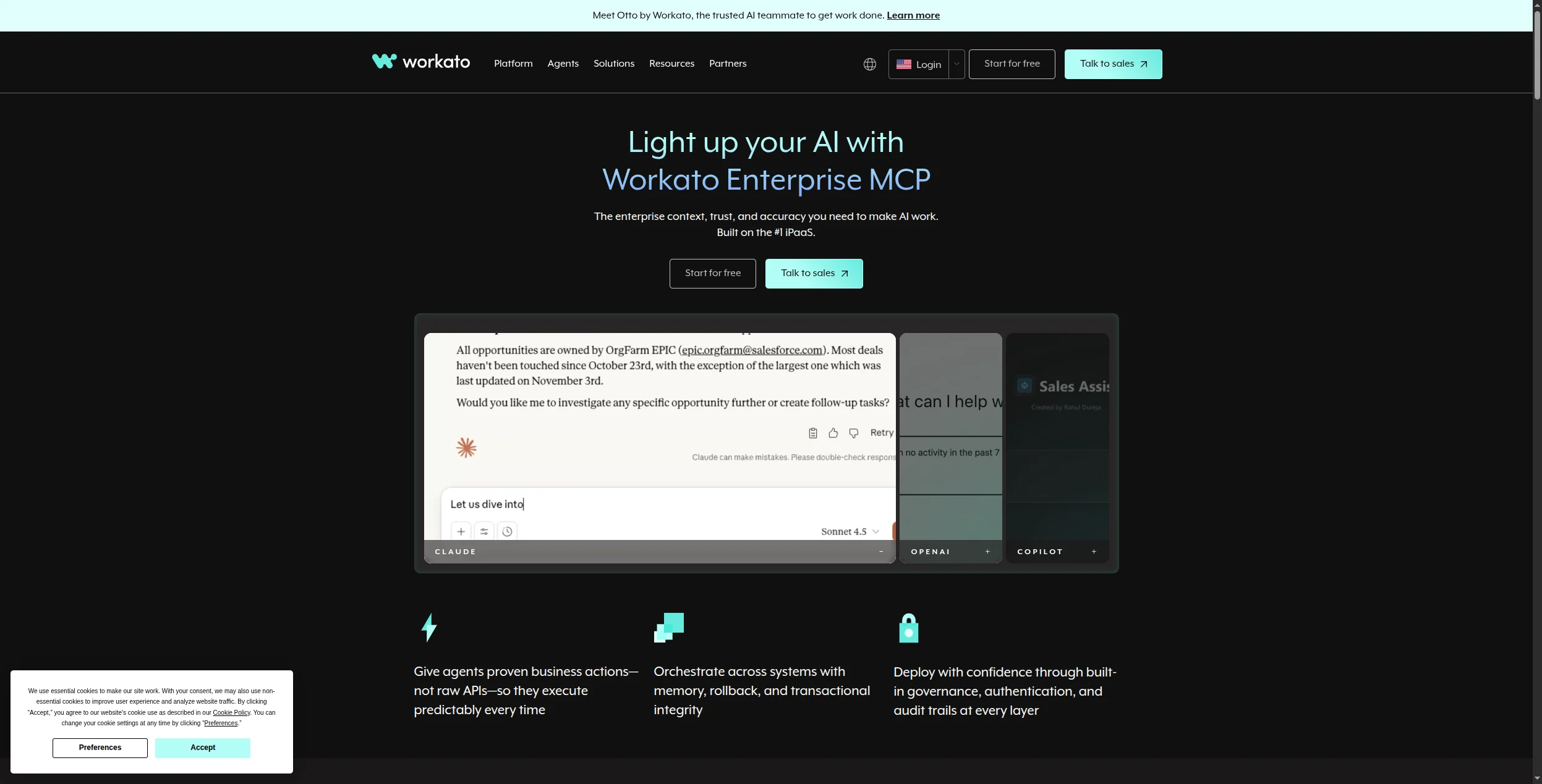 Workato platform