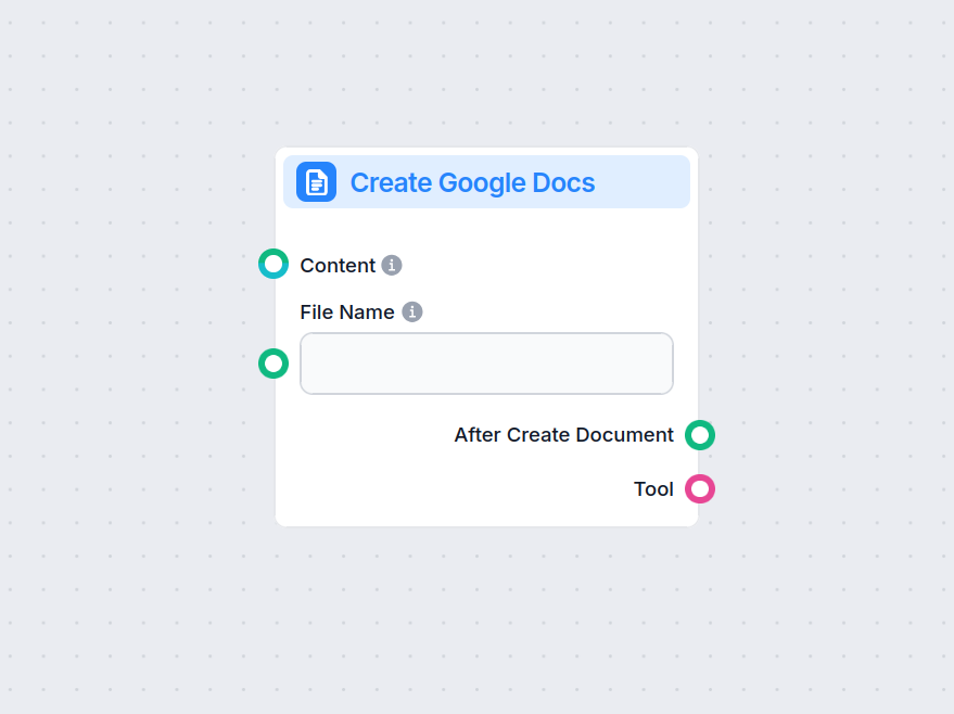 Create Google Docs