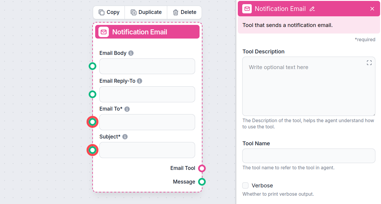 What is the Email Notification Tool