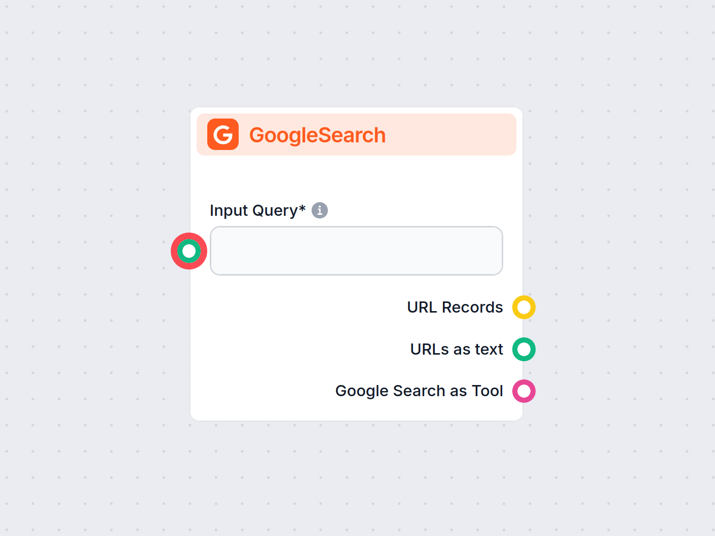 GoogleSearch-komponent