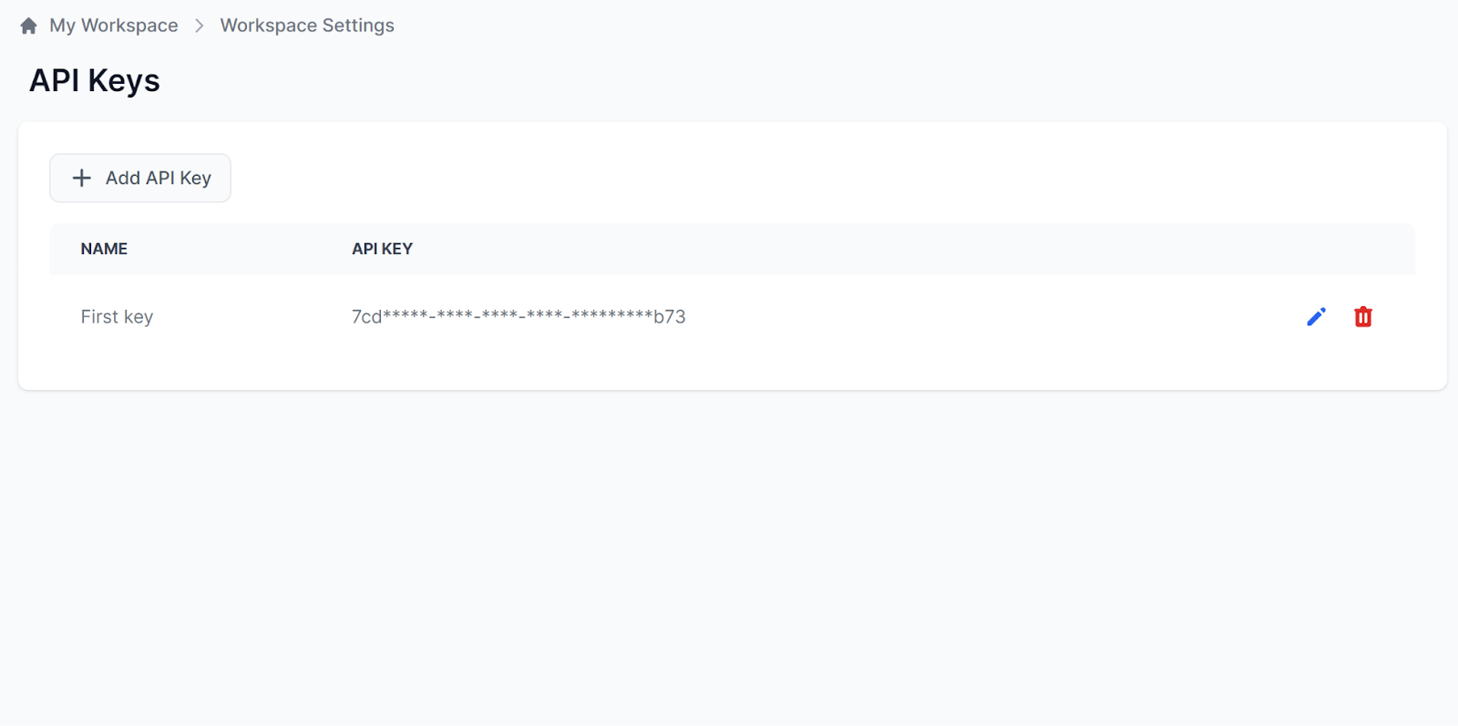 Edit your API keys in FlowHunt