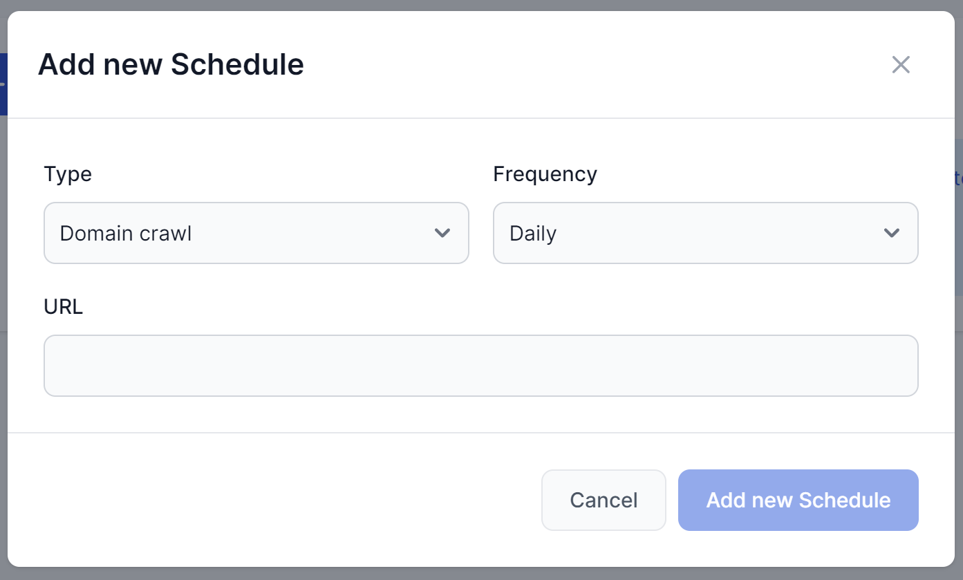 Add new Schedule in Flowhunt
