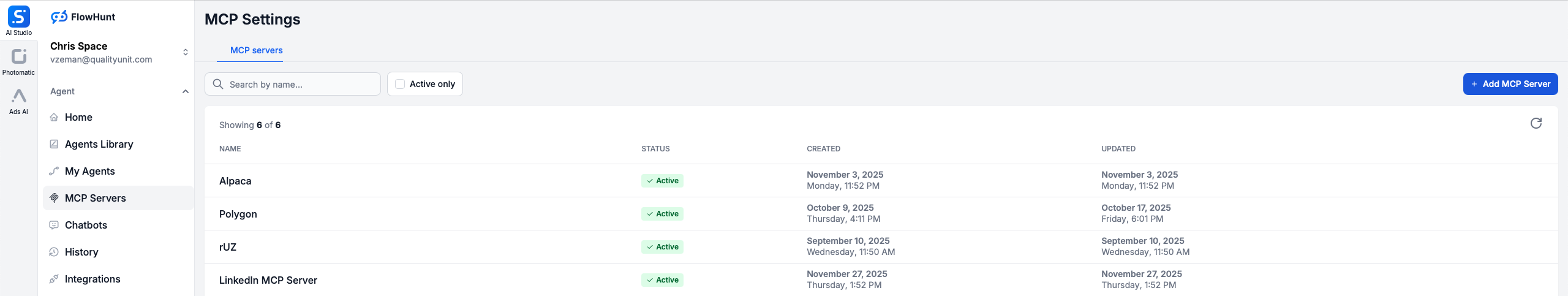 Airtable MCP server selection