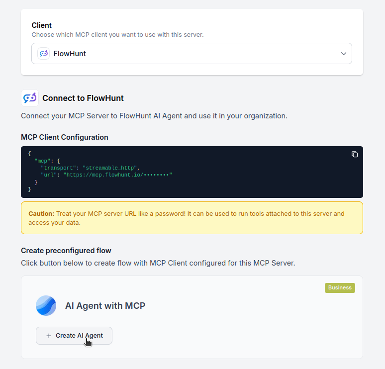 Preconfigured AI Agent flow with API-Sports MCP