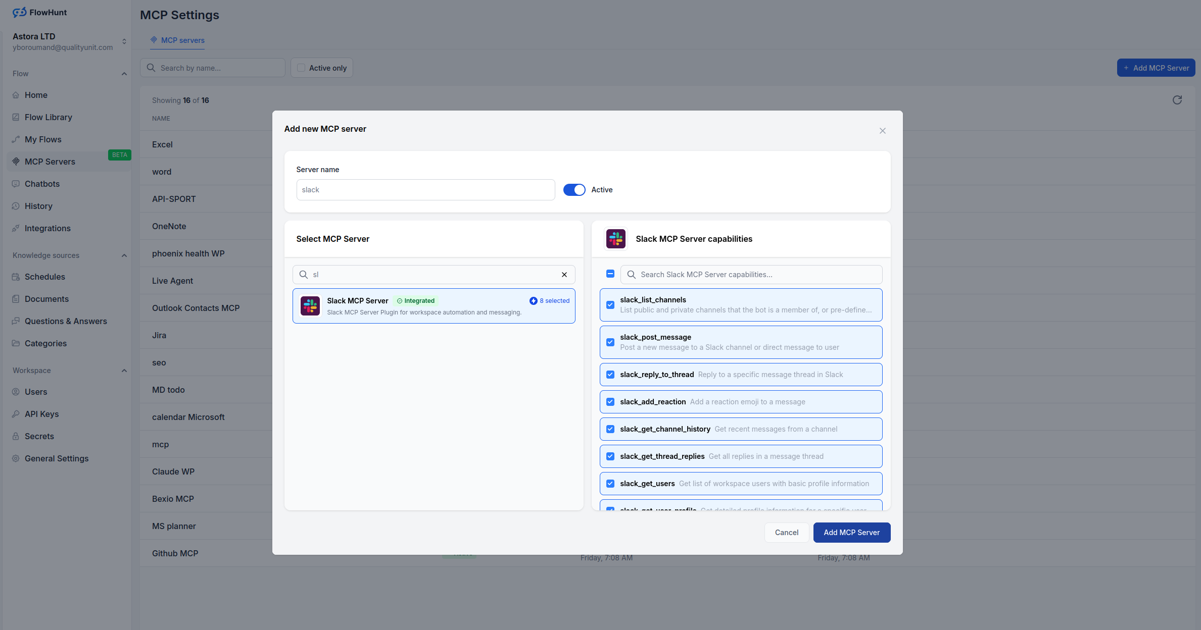 Slack authenticatieproces