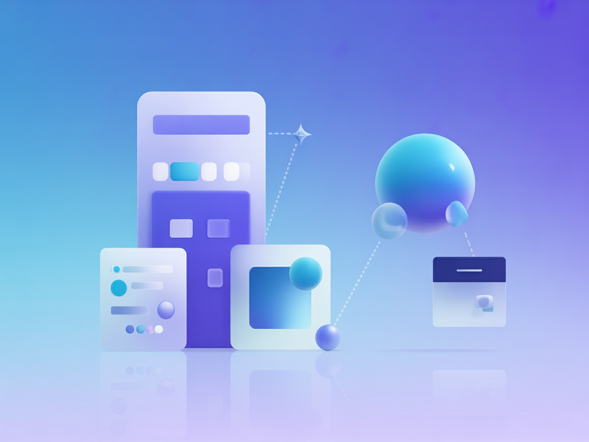 Vector minimalista de interfaz SaaS para gestión de apps y usuarios