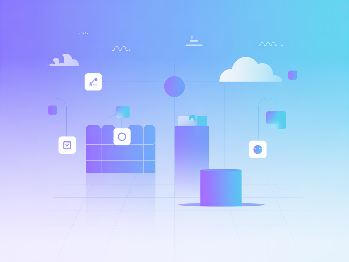 Minimalistyczna ilustracja workflow opinii