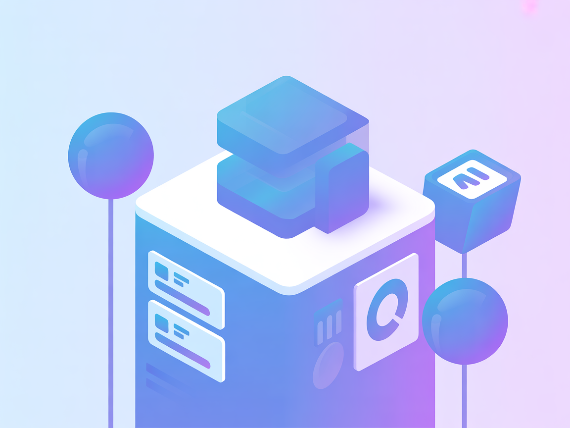 Minimalist vector Databricks SQL interaction illustration