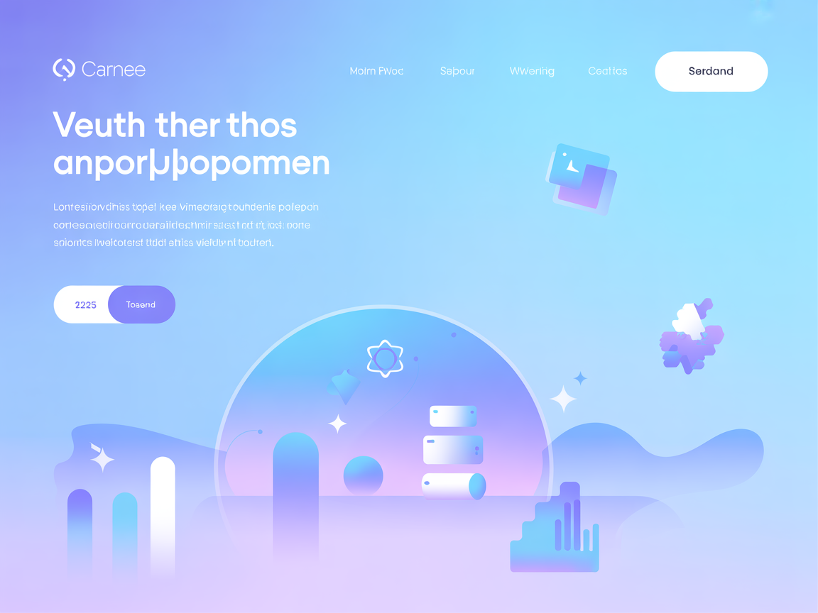 Ilustración minimalista de despliegue y configuración