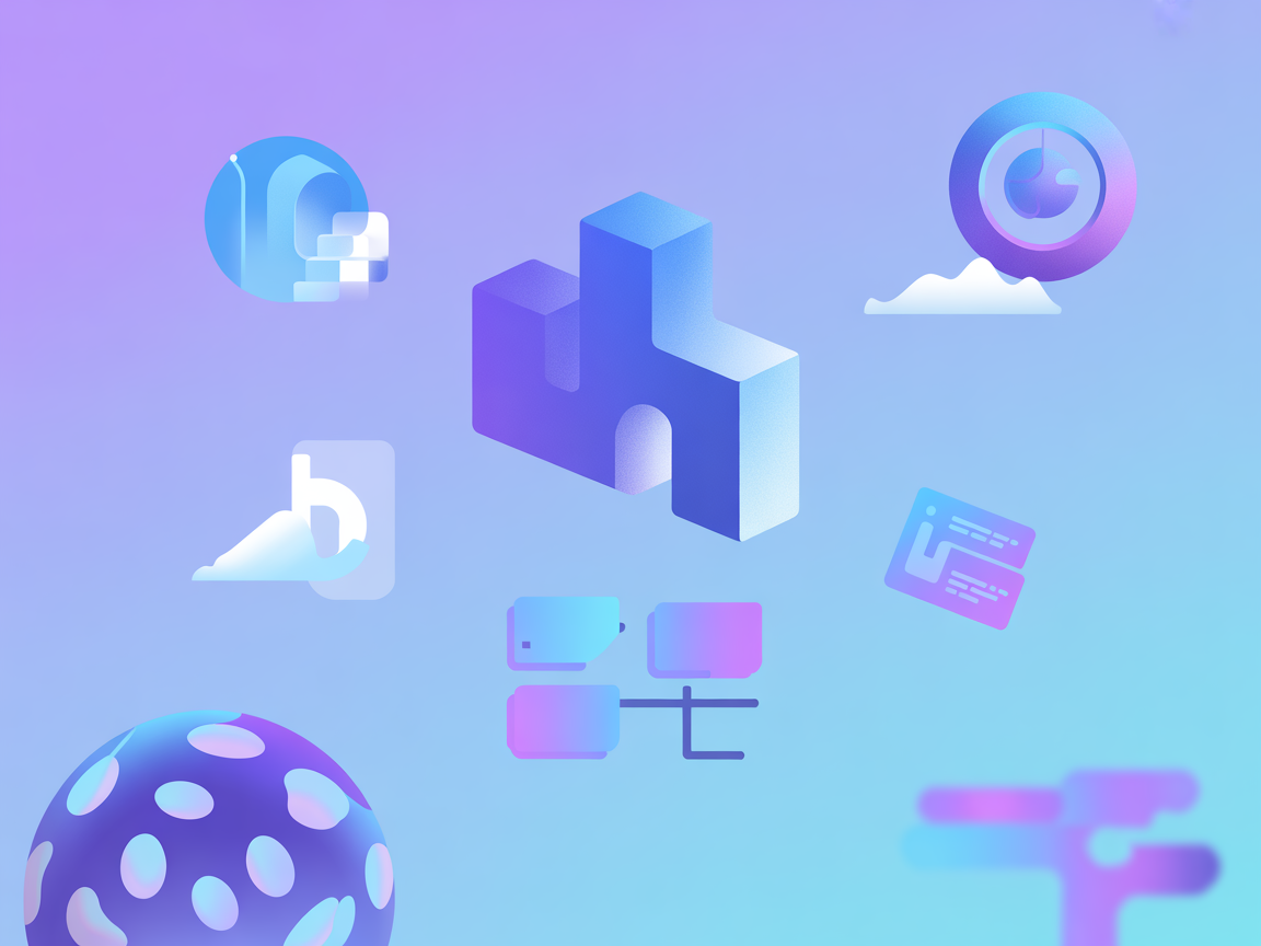 Ilustración minimalista vectorizada de integración SaaS de clima