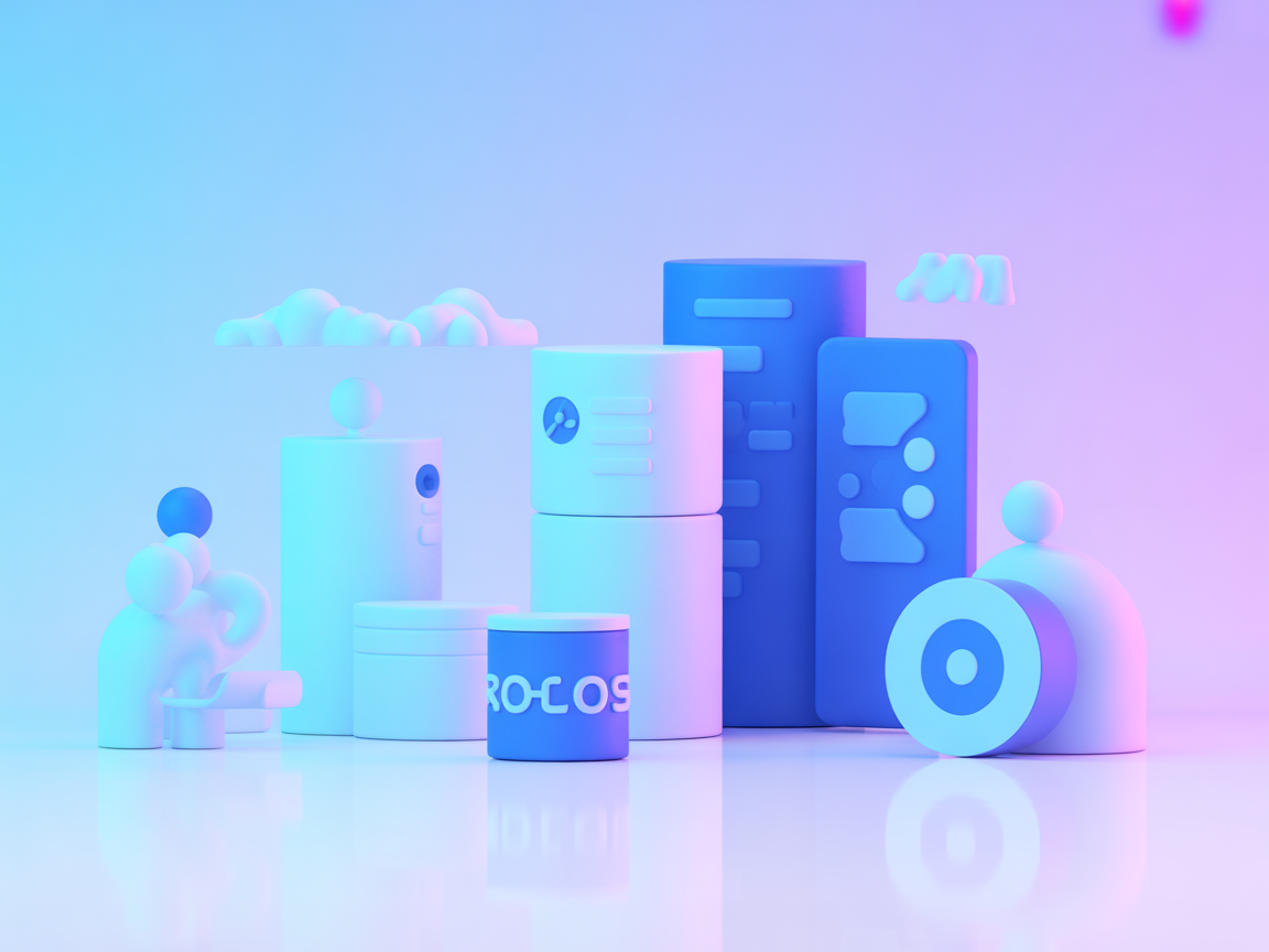 Minimalistický vektorový obrázek zobrazující rychlé generování CAD