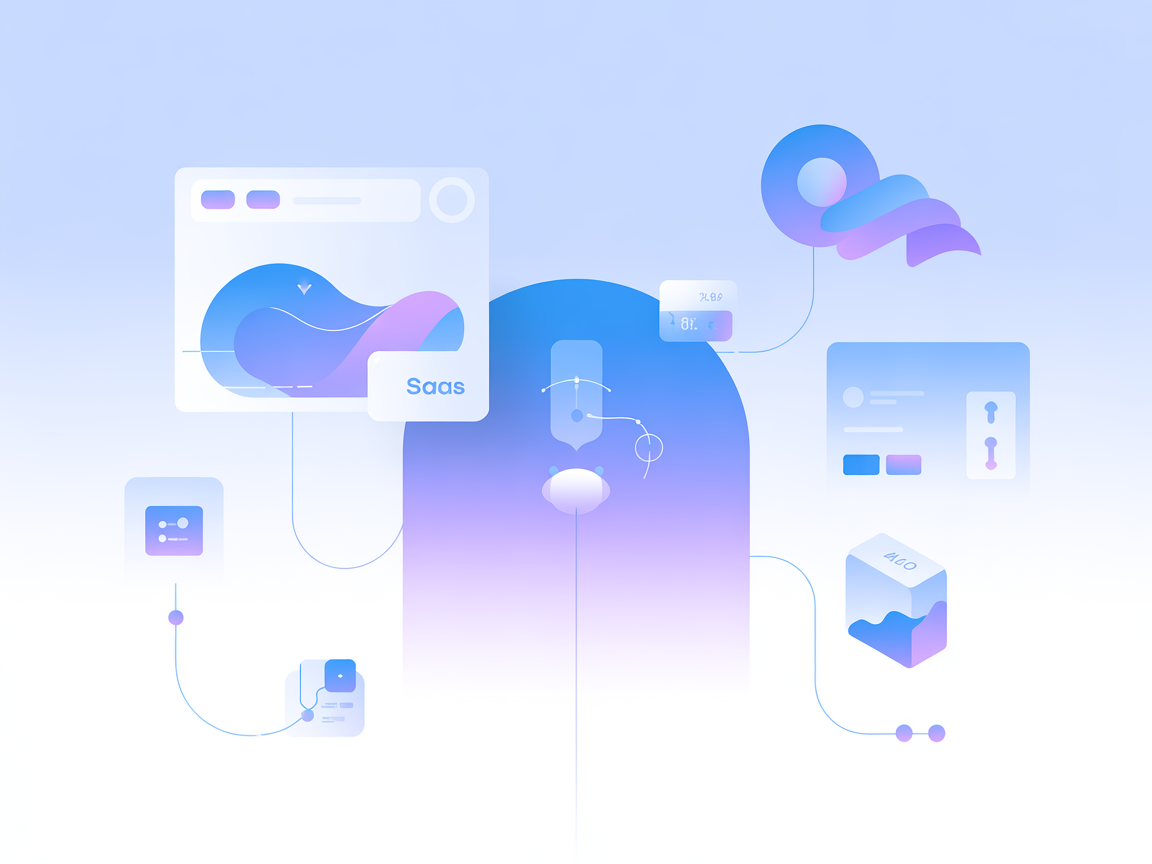 Vector abstracto mostrando conectividad y escalabilidad