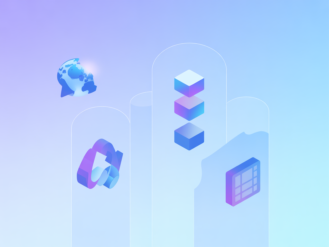 Minimalist vector illustration of advanced document styling with template objects