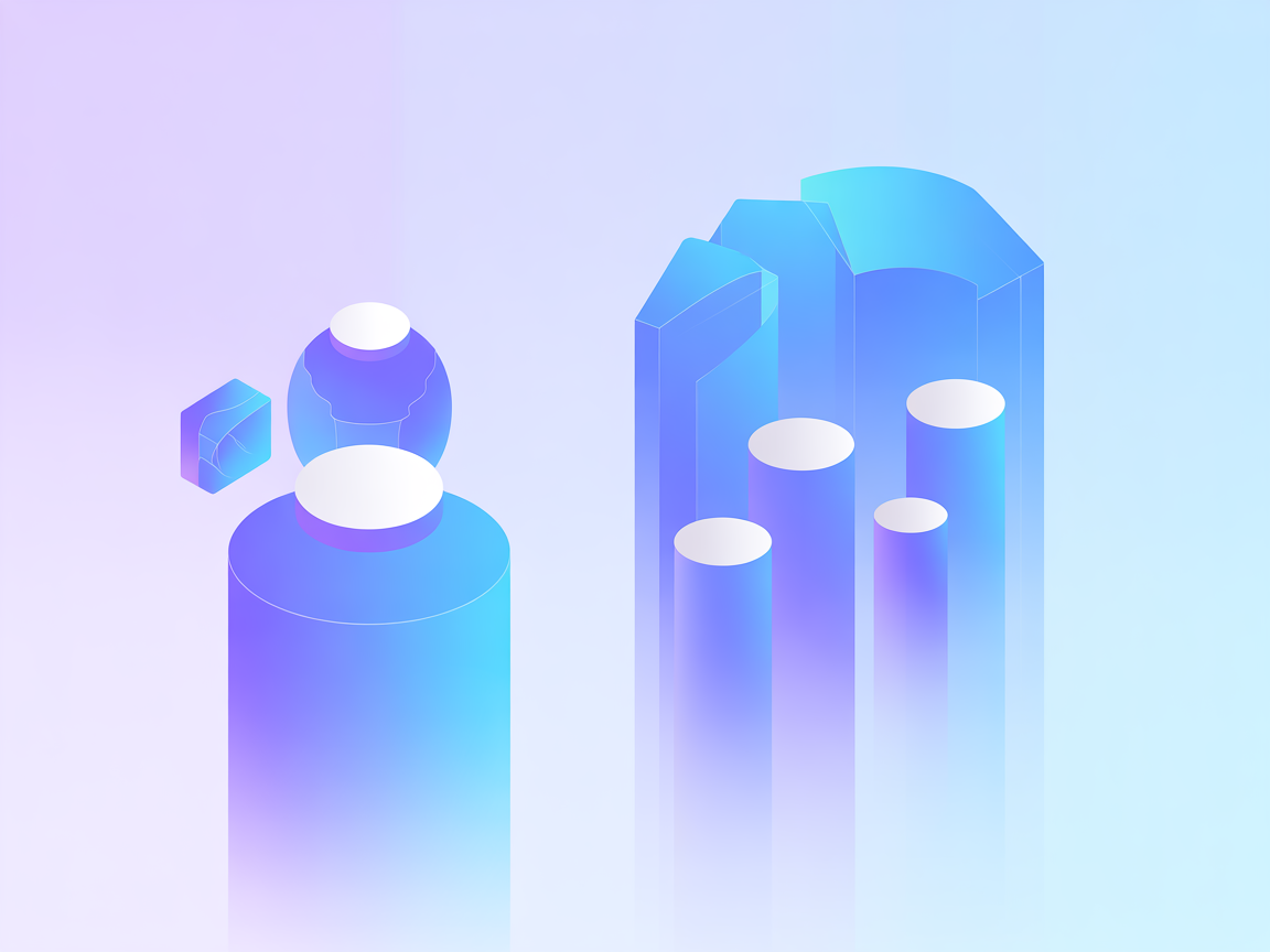 Minimalistische AI-Trello integratie illustratie