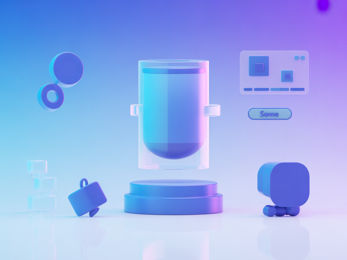 Vektorové ikony pro správu pracovních prostorů, lakehouse, SQL dotazů a tabulek