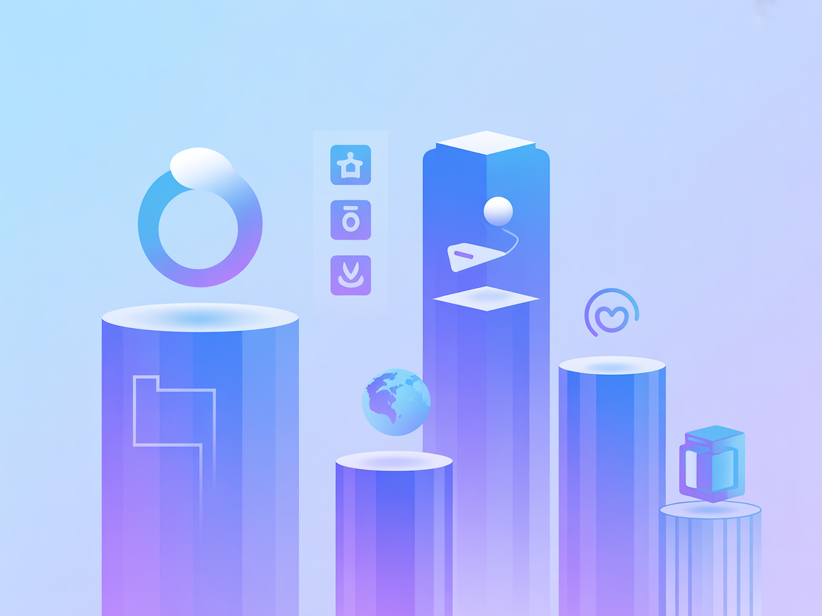 Vector illustration showing cloud integration and connectivity