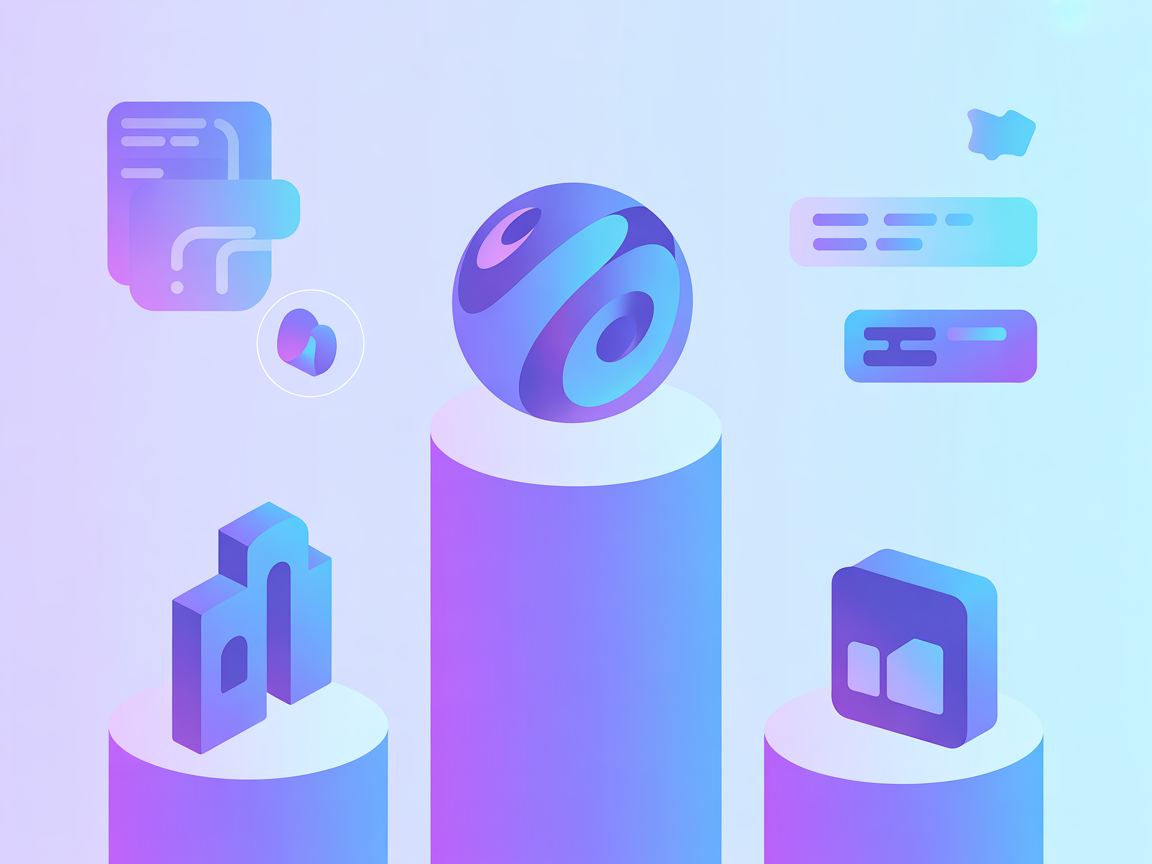 Vector minimalista SaaS mostrando símbolos de alerta y íconos de centros de visitantes